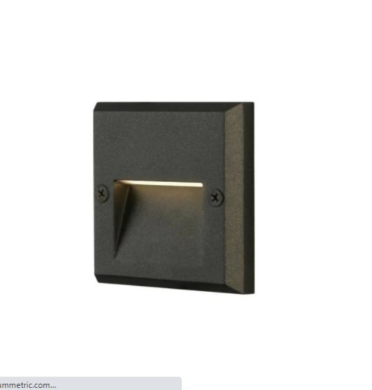 Black Integrated LED Deck Light