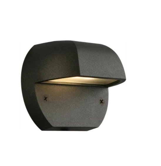 Low-Voltage Black Outdoor Integrated LED Surface Mount Light