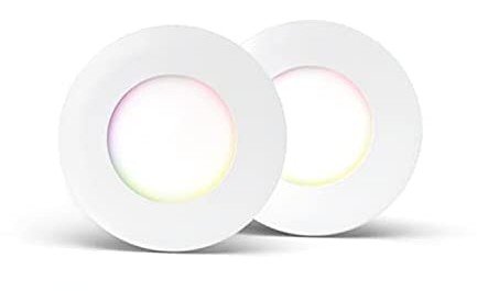 3 in. Wi-Fi Smart Color Changing RGB Tunable New Construction and Remodel Recessed Integrated LED Lighting Kit in White